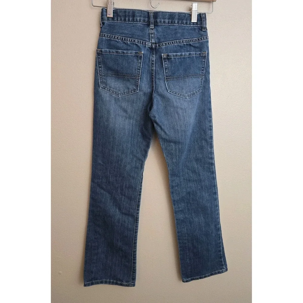 Children's Place Girls Jeans Bootcut Semi-Evasee Size 12 Slim Adjustable Waist